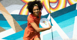 Marie-Laurence Jungfleisch hat an diesem #fitwoch Ultimate Frisbee ausprobiert I SSM – Agentur für sportliche Marken
