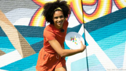 Marie-Laurence Jungfleisch hat an diesem #fitwoch Ultimate Frisbee ausprobiert I SSM – Agentur für sportliche Marken