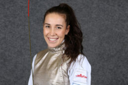 Florettfechterin Anne Kleibrink. Foto: Dennis Michelmann l SSM