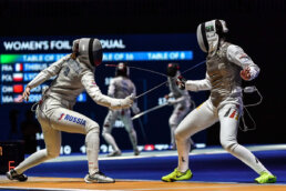 Anne Kleibrink im Wettkampf, Foto: A. Bizzi l SSM