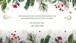 SSM wünscht Euch allen wundervolle Weihnachten!