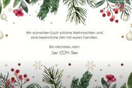 SSM wünscht Euch allen wundervolle Weihnachten!