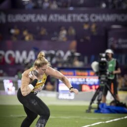 Kugelstoßerin Alina Kenzel. Foto: Stefan Mayer l SSM